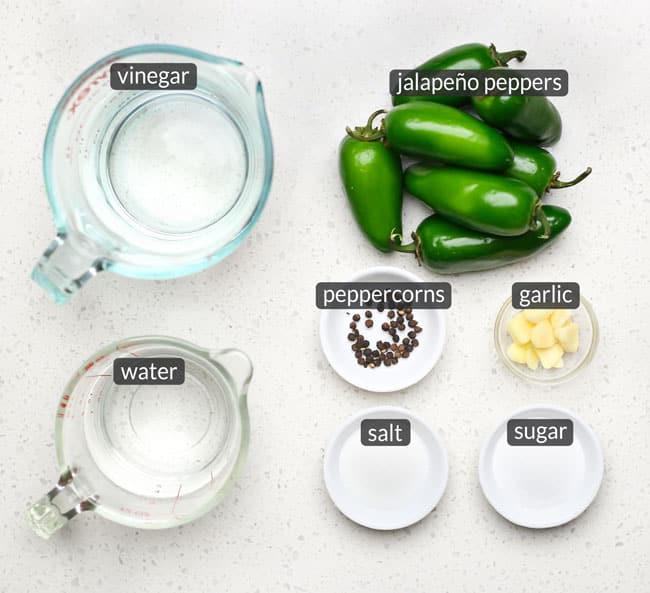ingredients in pickled jalapeno peppers
