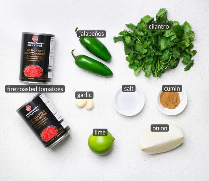 ingredients in salsa