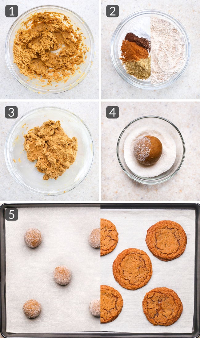 how to make chewy gingersnap cookies