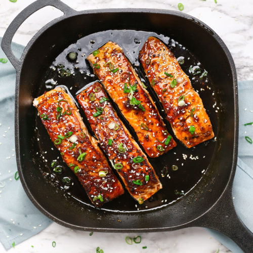 Maple Soy Glazed Salmon – Mess in the Kitchen