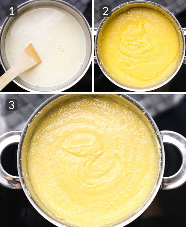 how to make creamy polenta