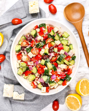 Greek Salad – Mess in the Kitchen