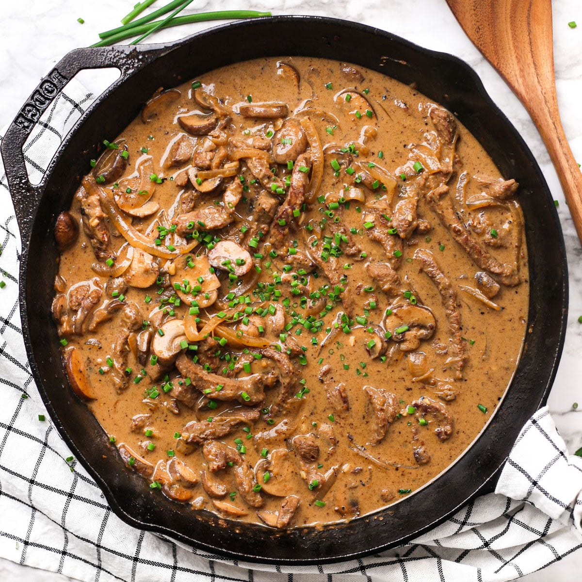 Homemade Beef Stroganoff Mess In The