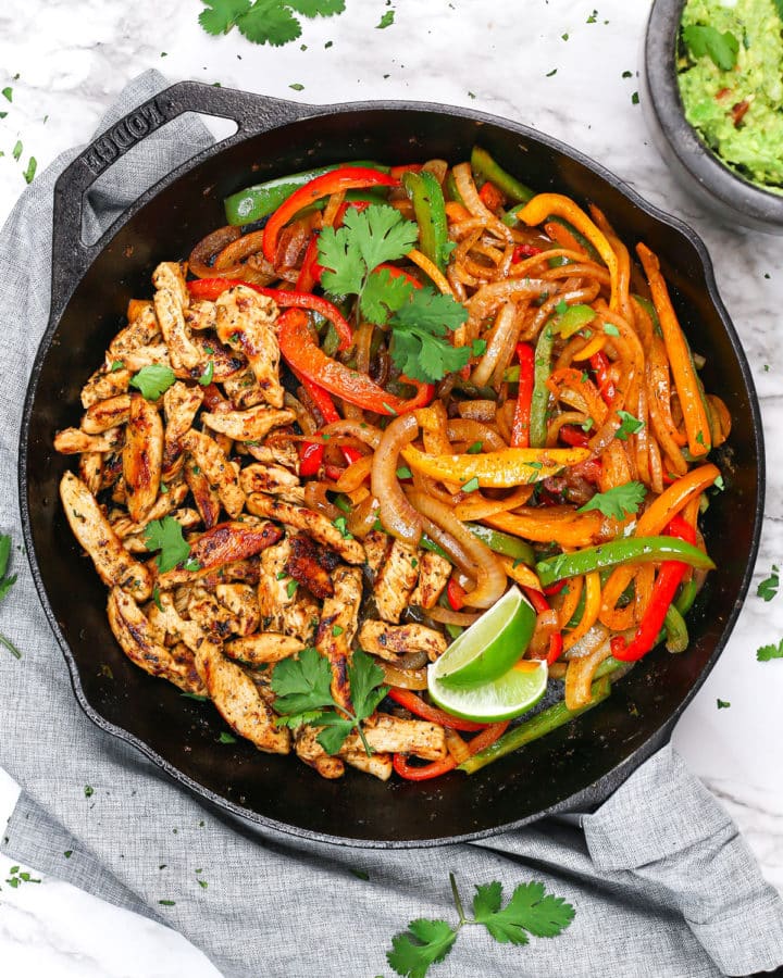 Skillet Chicken Fajitas – Mess in the Kitchen