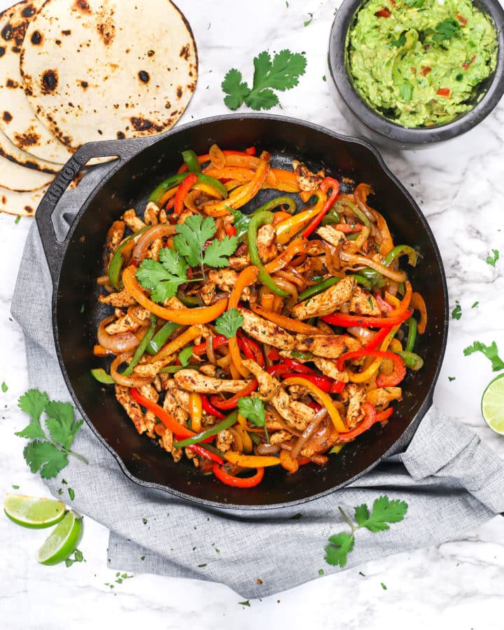 Skillet Chicken Fajitas – Mess in the Kitchen