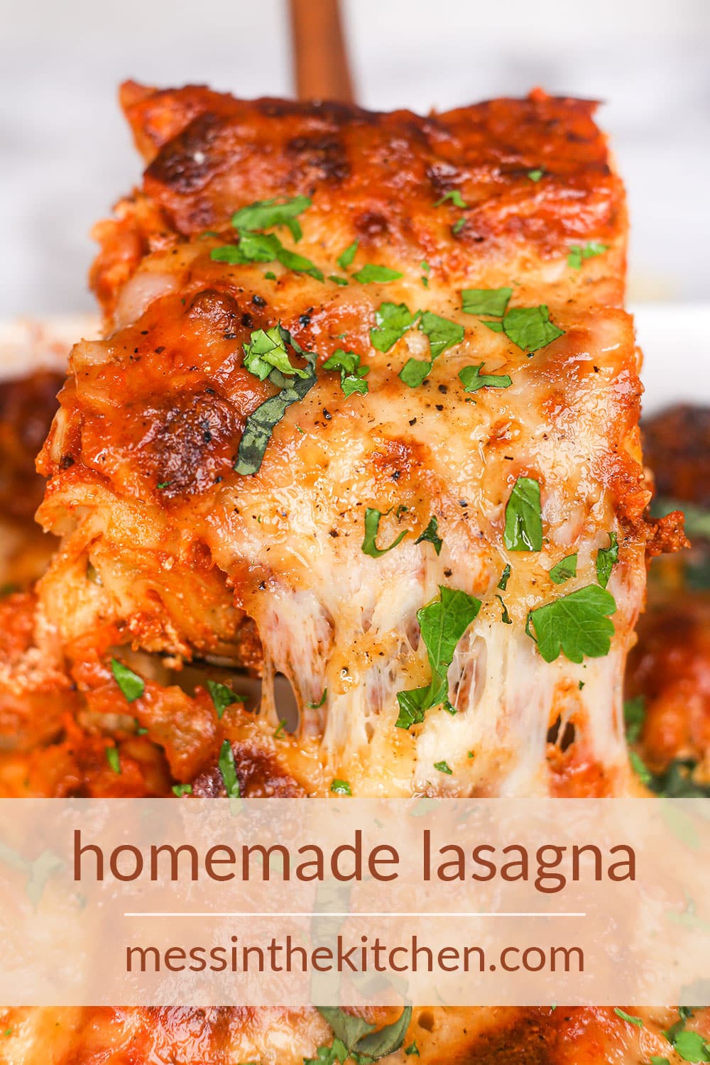 Easy Homemade Lasagna – Mess in the Kitchen