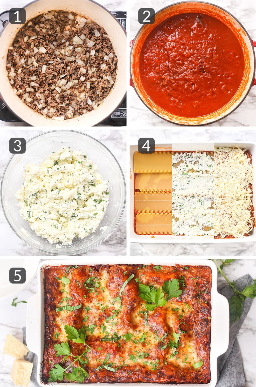 Easy Homemade Lasagna – Mess in the Kitchen