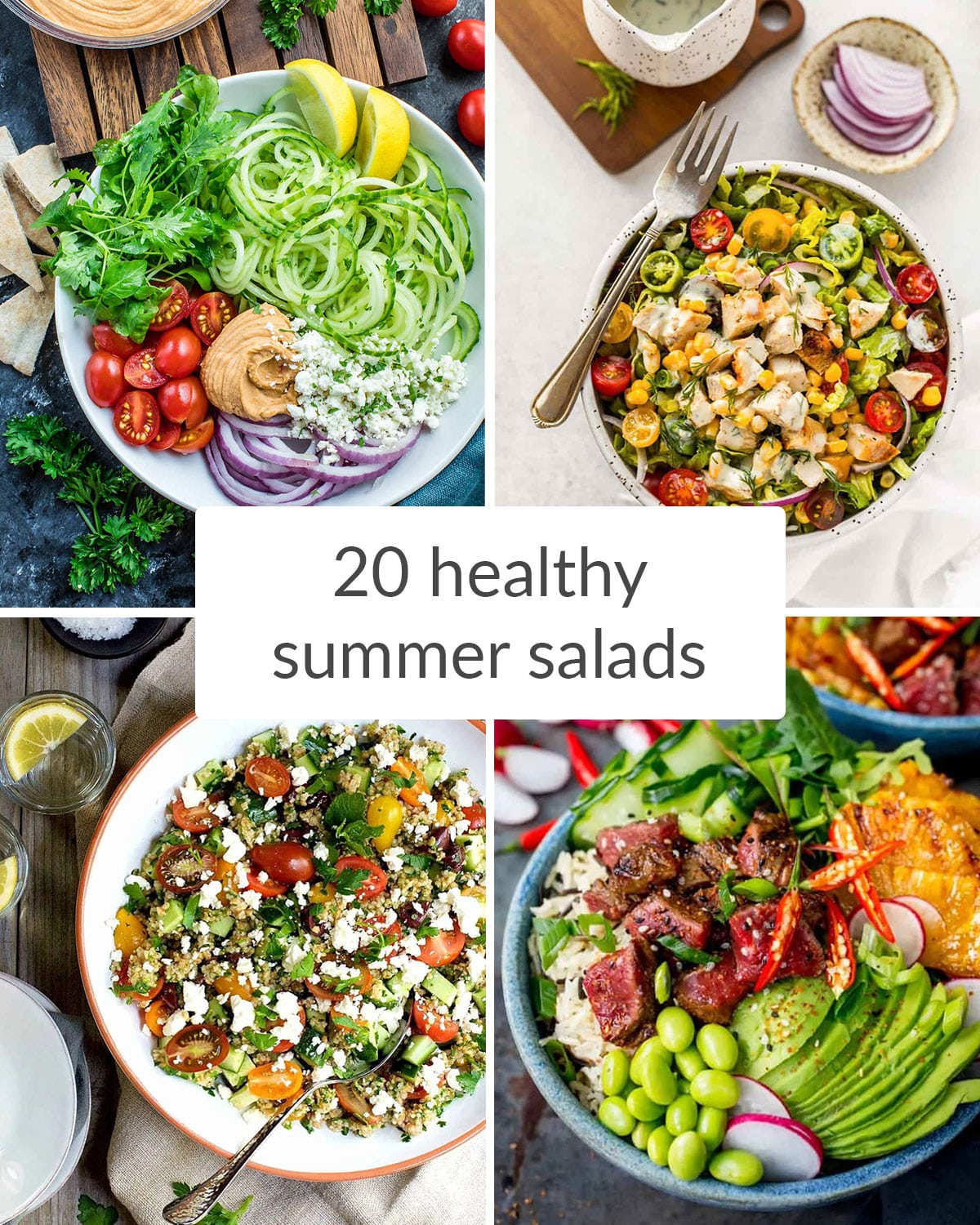 20 Healthy Summer Salads Mess In The Kitchen