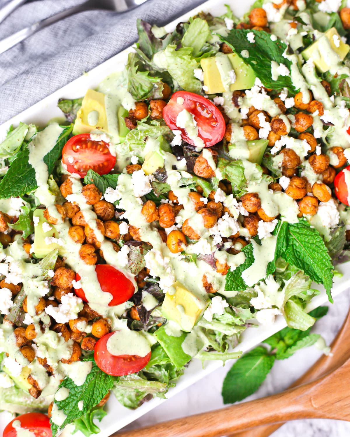 Roasted Chickpea Salad